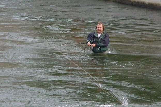 Fliegenfischen im Herzen Stockholms